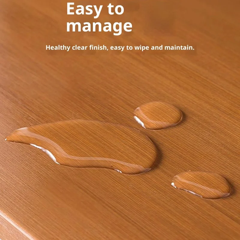 252TMZWJ-02 53cm Single Tier Bamboo Kitchen Storage Shelf Countertop Spice Organizer Rack for Microwave Oven  /  Condiments  /  Utensils - Brown