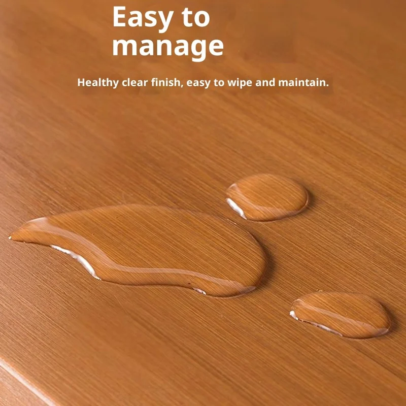 55 cm Einzelschicht Länge Küche Gewürzregal Organizer Lagerung Regal mit Schneidebrett Halter und 4 Haken - Braun