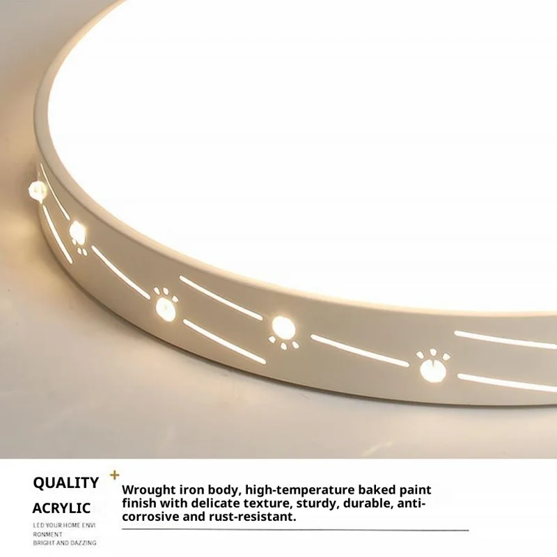 Luz de techo LED moderna de 40 cm, 48 W, tricolor, redonda, de montaje empotrado, para sala de estar y dormitorio