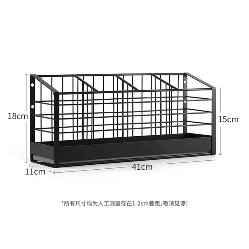 Porte-ustensiles de cuisine 4 compartiments Organiseur de comptoir Support mural pour égouttoir à couverts Porte-rangement
