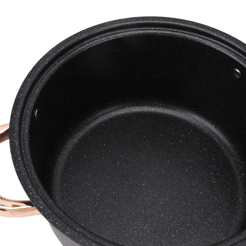 4Pcs / Set Non Stick Maifanite Stone Coating Cookware Set with Frying Pan Milk Pot and Soup Pot (BPA Free, No FDA)