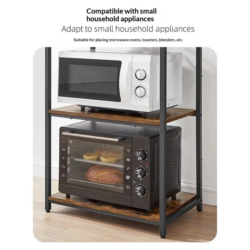 Mikrowellenstand Küchenregal Multifunktions-Brotregal mehrschichtig Organizer für zu Hause