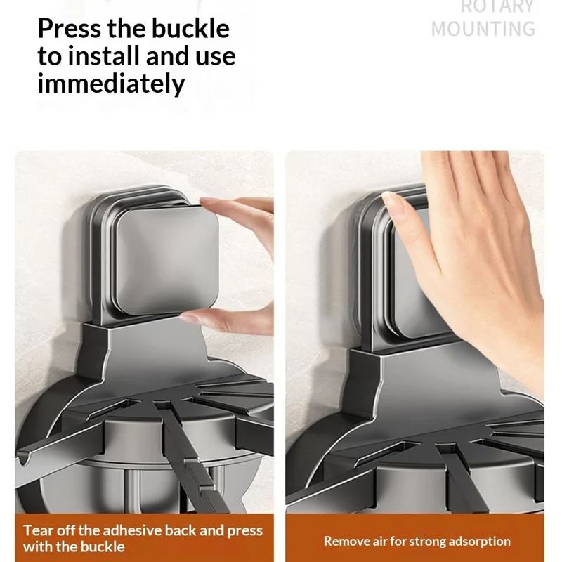 Folding Fan-shaped Wall Mounted Clothes Drying Rack Multi-Rod Underwear Hanging Rack with Sock Clips - Tarnish