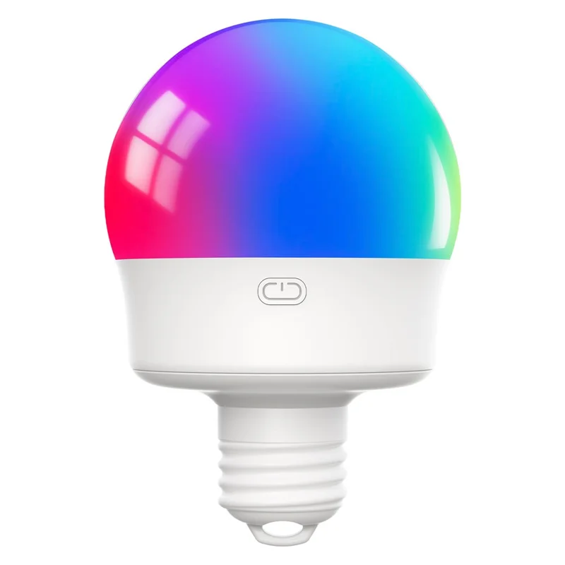 T130-RGBCW 2 RGB Night Light with 1 Remote Control E27 Dimmable Rechargeable Ambient Light with Timer