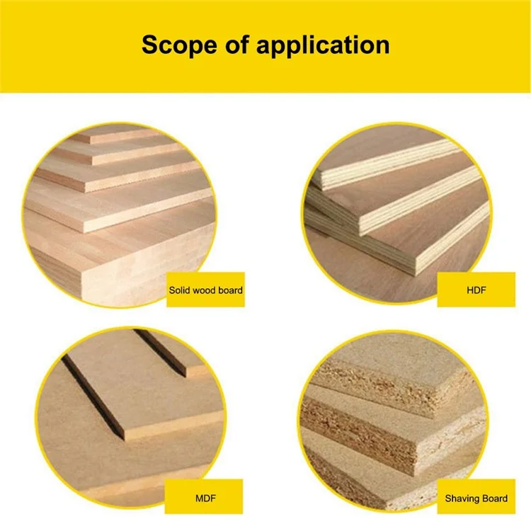 C08-013-081920 8 x 3 / 4 x 20 mm Fräser aus Hartlegierung, gerade, für Holzbearbeitung, Fräsmaschine, Trimmer, mit Gleitlager, Schneidwerkzeug mit Kunststoffbox