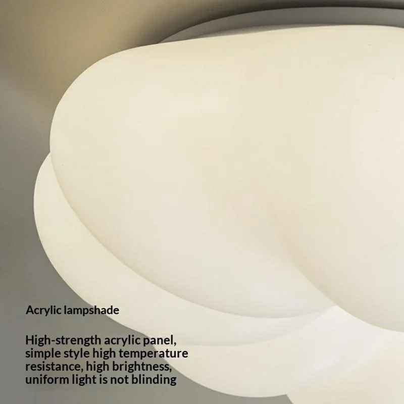 Lampada a Soffitto LED Rotonda 60 cm, 96 W, Tre Temperature di Colore, Stile Moderno Minimalista a Zucca, per Camera da Letto