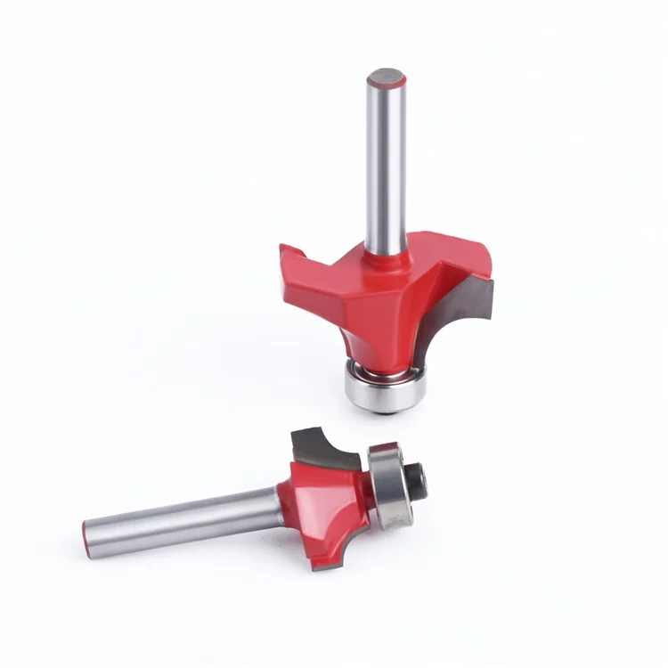 MC01035S38 Utensile da taglio per falegnameria, Fresa tonda da 1-1 / 2" con punta da 1 / 4 Inch Shank Milling Cutter Router Bit