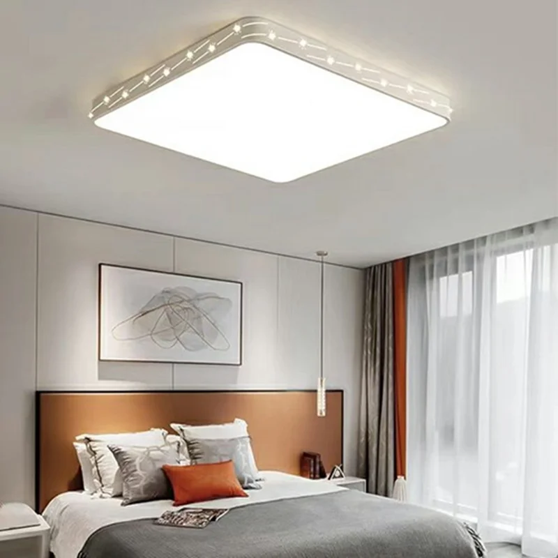 Lampada a Soffitto LED Quadrata 50x50 cm 72 W, Luce a Soffitto a Scomparsa con 3 Temperature di Colore per Camera da Letto / Cucina / Soggiorno