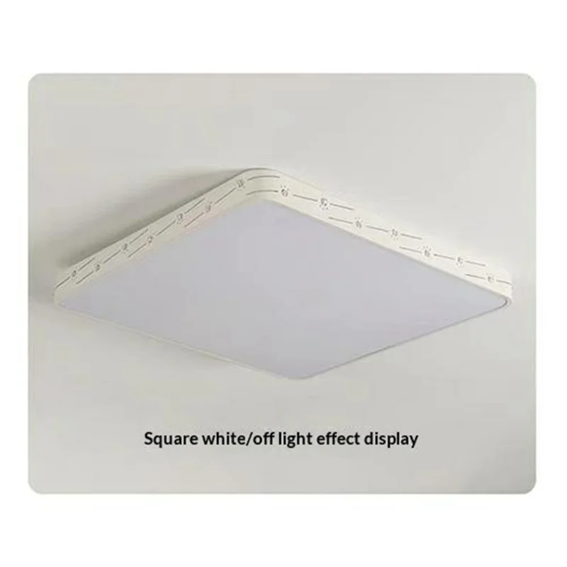 Lampada a Soffitto LED Quadrata 50x50 cm 72 W, Luce a Soffitto a Scomparsa con 3 Temperature di Colore per Camera da Letto / Cucina / Soggiorno