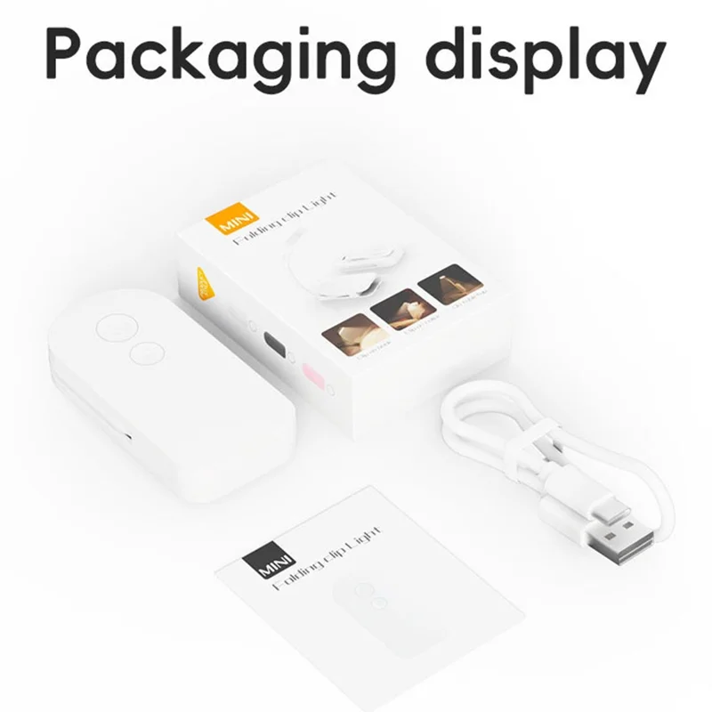 F26 3 Color Temperatures Clip-on Reading Light Mini LED Desk Lamp for Students Study - Pink