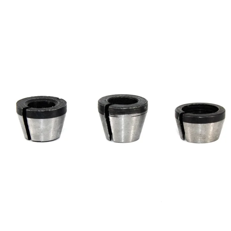 Ensemble de 6 pièces Porte-outils Collet Router Set Têtes de Vis Écrou Adaptateur 6mm / 6,35mm / 8mm pour Machines de Rognage, de Sculpture et de Fraisage