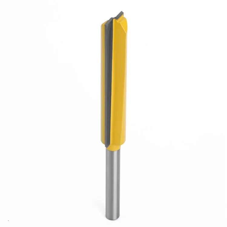 4pcs 8mm Shank Holzschneider Router Hartmetallschneider Holzbearbeitung Langes Tauchmesser Mit Plastikbox