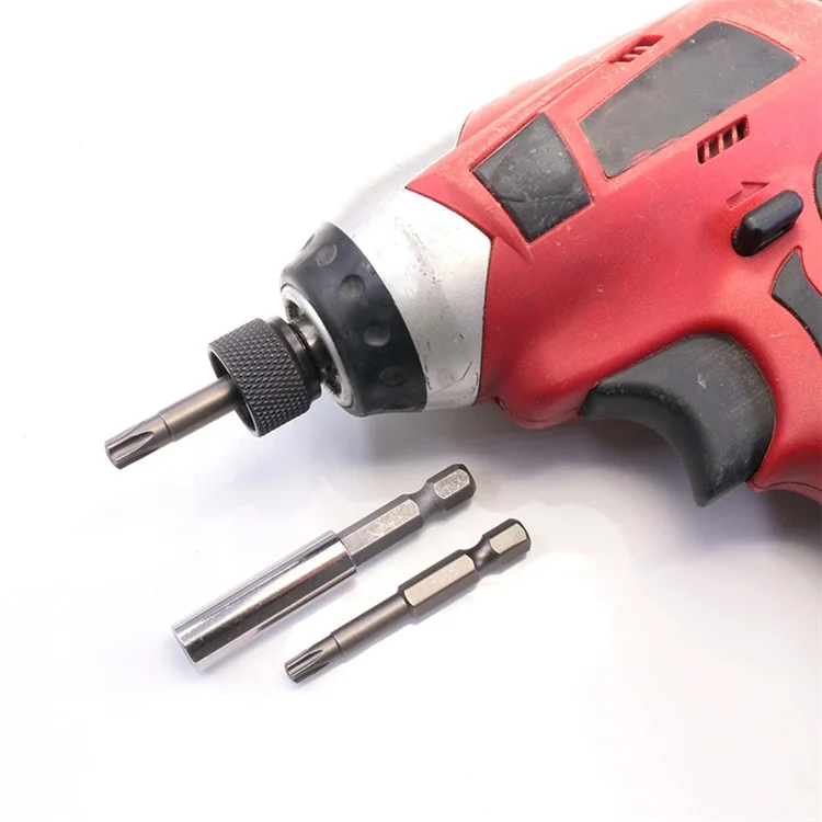 16-teiliges Torx-Sicherheits-Schraubendreher-Bohrersatz aus S2-Stahl mit 1/4-Zoll-Magnetischer Sechskantaufnahme