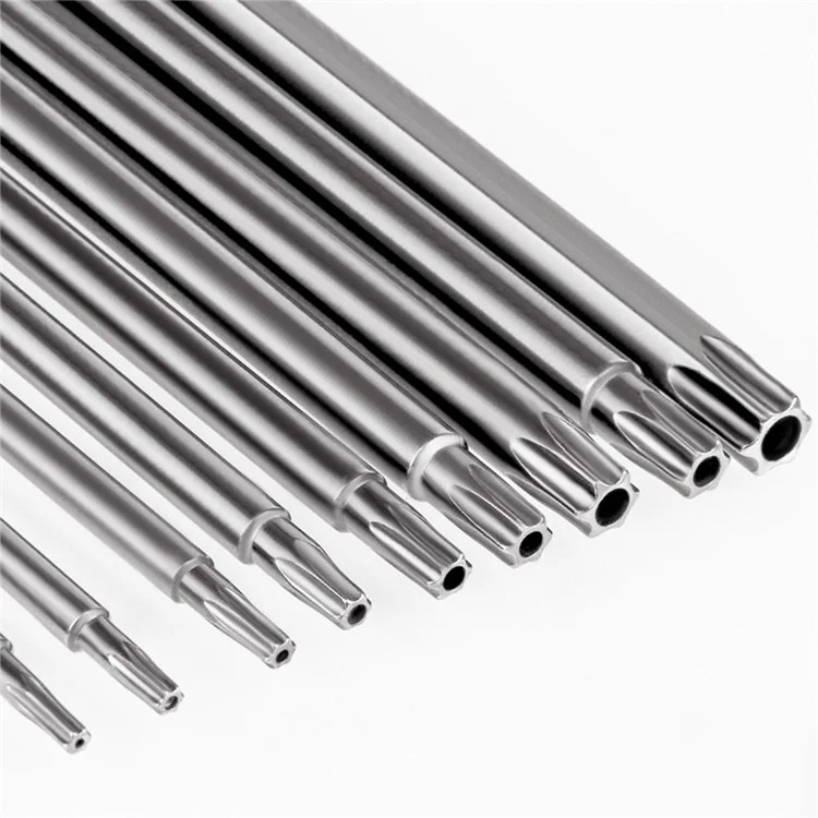 16-teiliges Torx-Sicherheits-Schraubendreher-Bohrersatz aus S2-Stahl mit 1/4-Zoll-Magnetischer Sechskantaufnahme