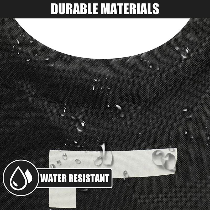 Large Size Collapsible Laundry Basket 600D Oxford Cloth Waterproof Dirty Clothes Storage Basket with Handles - Black