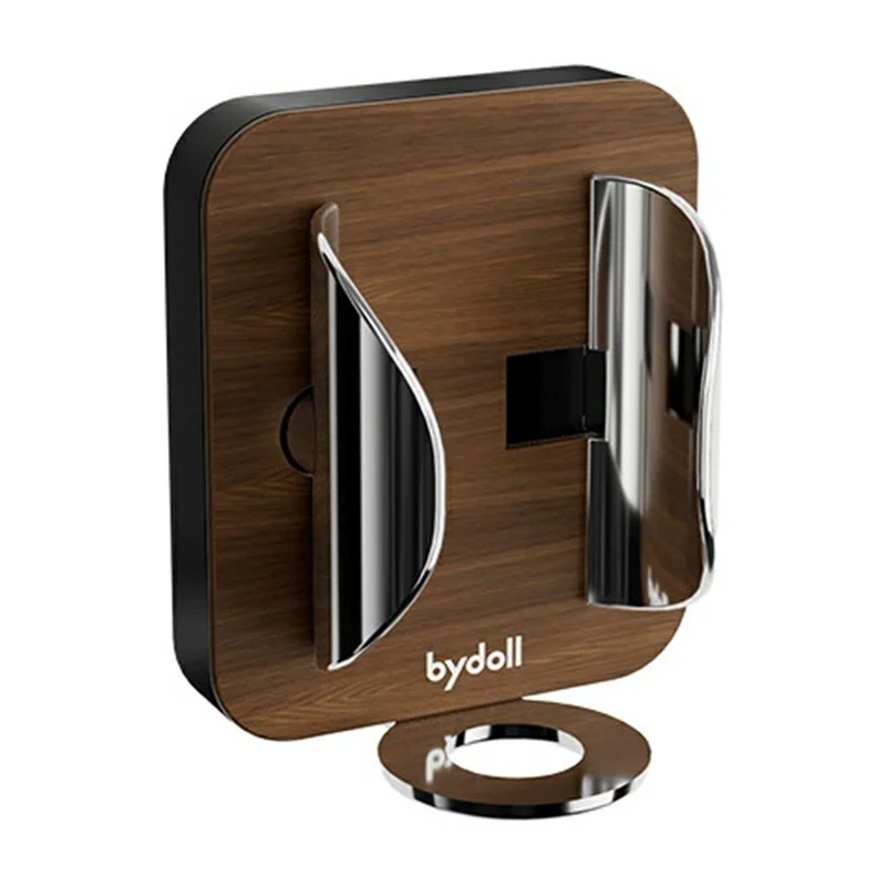 Supporto per Spazzolino da Dentro a Parete in Legno di Noce BYDOLL con Sensore di Gravità - Colore Legno di Noce