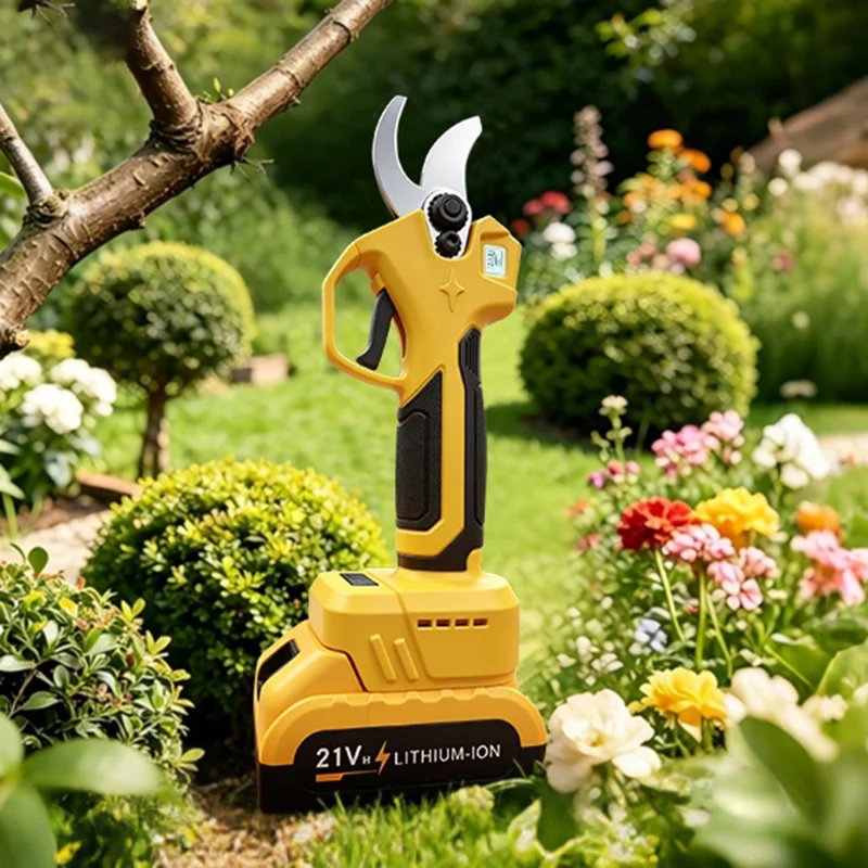 MDHL ML-505 2.8cm Cutting 21V Brushless Cordless Pruning Shears Digital Display for Garden