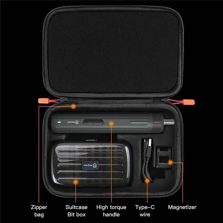 KING'SDUN KS-882042 35Pcs Portable Electric Screwdriver Set Handheld Precision Screwdriver with 5 Speed Torque