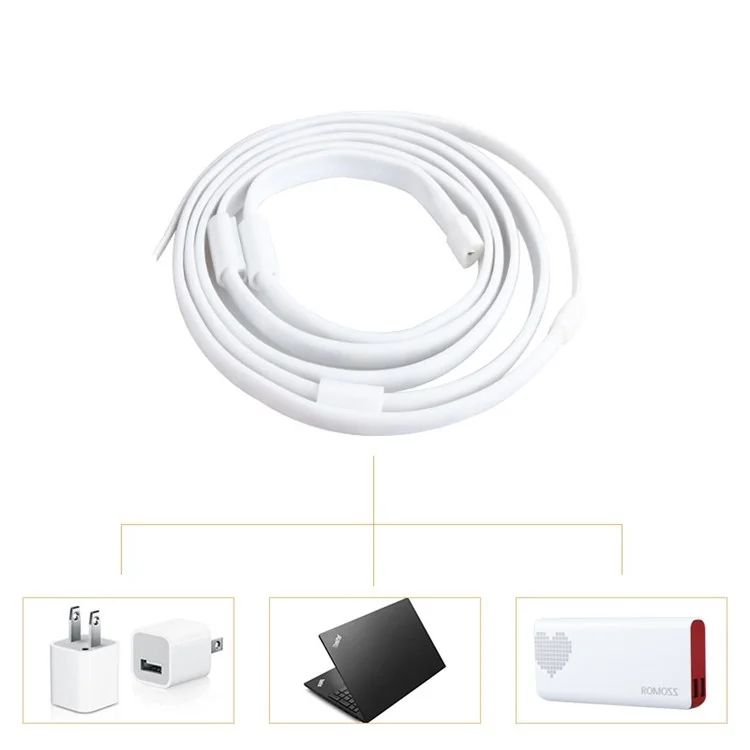 1,5 m 90-LED-Lichterkette Lampe Outdoor Single Color Beleuchtung Lampe mit 5V Touch-Steuerung - Weißes Licht
