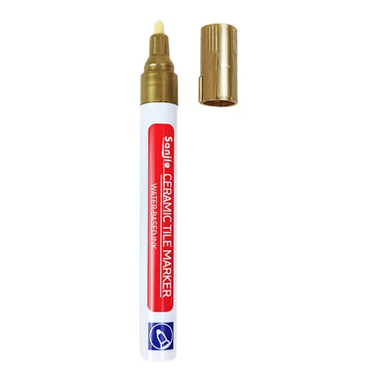 SANJIE Grout-Füller-Stift Fliesen-Reparatur-Marker-Stift zum Wiederherstellen von Fliesen an Wand und Boden - Gold 