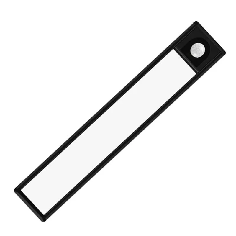 MZ-L1005 30cm Intelligent Human Sensing Ultra Thin LED Light Magnetic Suction Wardrobe Light Strip - Black