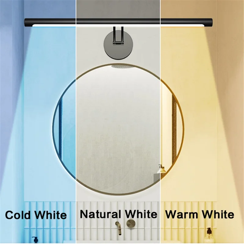 Style-B 40cm Touch Control LED Light 3 Color Temperature Dimmable USB Wall Light Bar