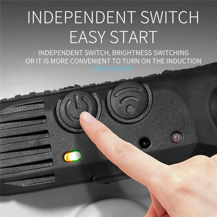 W6126-5 5 LED Light Stripes Rechargeable Headlight Fishing Camping Head Lamp Mini Headlamp for Night Running
