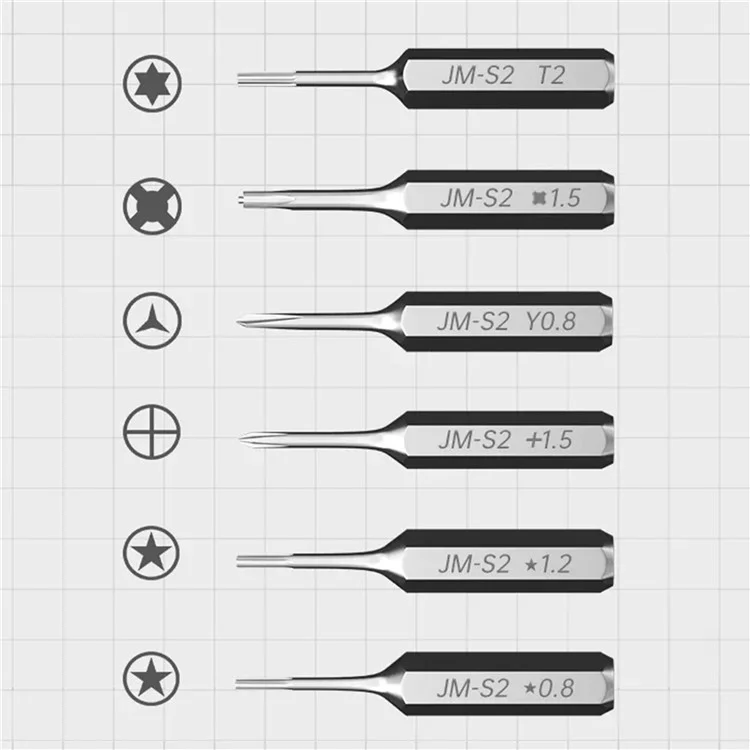 JAKEMY JM-Y05 3.7V 12W Cordless Power Screwdriver High Precision Electric Screwdriver Set with Bits Repair Tool for Phone Camera Laptop Watch