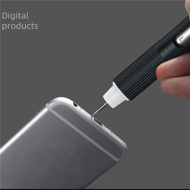 JAKEMY JM-Y05 3.7V 12W Cordless Power Screwdriver High Precision Electric Screwdriver Set with Bits Repair Tool for Phone Camera Laptop Watch