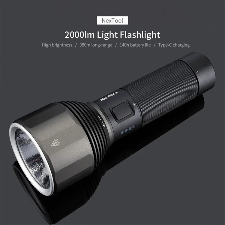 Lampe de poche extérieure XIAOMIYOUPIN NEXTOOL Portable Haute luminosité avec 5 modes d'éclairage