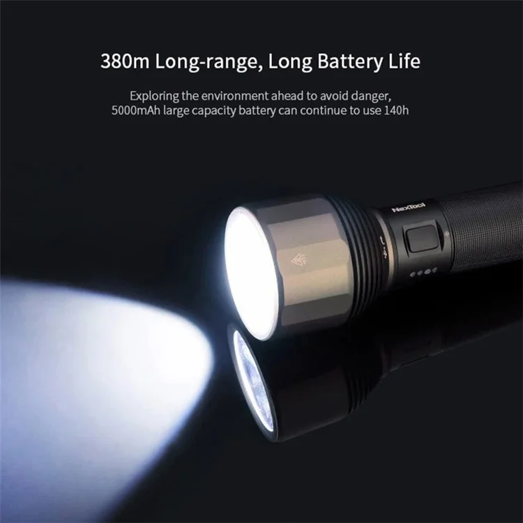 Lampe de poche extérieure XIAOMIYOUPIN NEXTOOL Portable Haute luminosité avec 5 modes d'éclairage