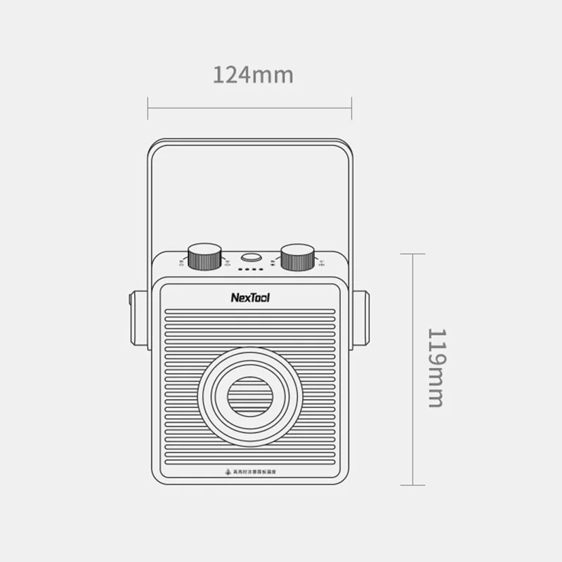 XIAOMIYOUPIN NEXTOOL Outdoor Portable Flashlight Power Bank Function Handheld Night Light for Camping, Hiking