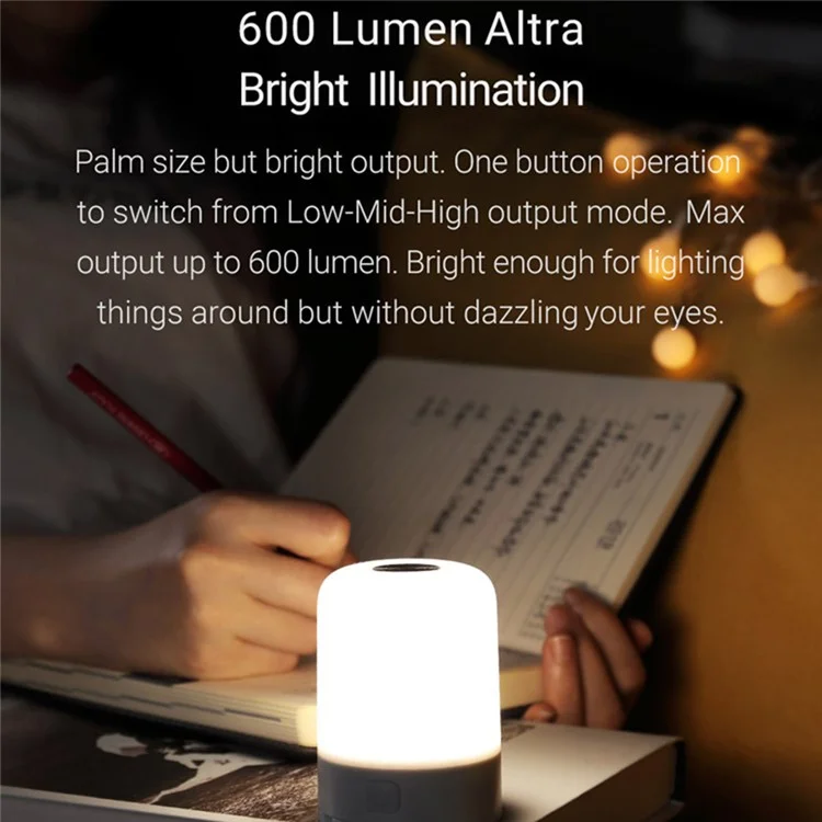 XIAOMIYOUPIN NEXTOOL Lanterna de Acampamento, Luz de Barraca, Luzes de Emergência para Falta de Energia, Bateria Portátil de 5000mAh