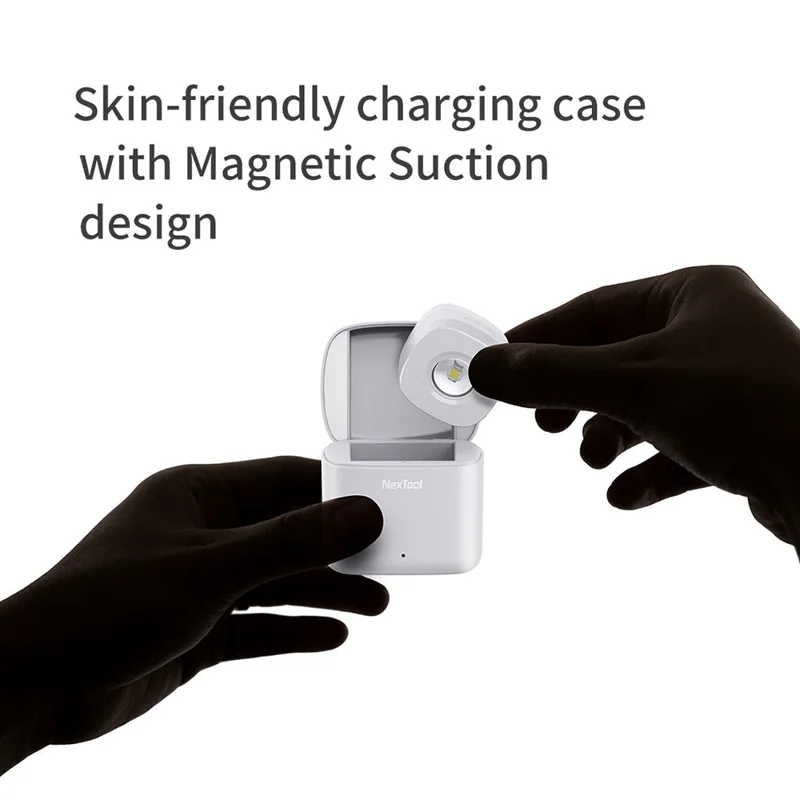 XIAOMIYOUPIN NEXTOOL Head Lamp Flashlight IPX4 Waterproof Headband Night Light with Charging Case - Grey