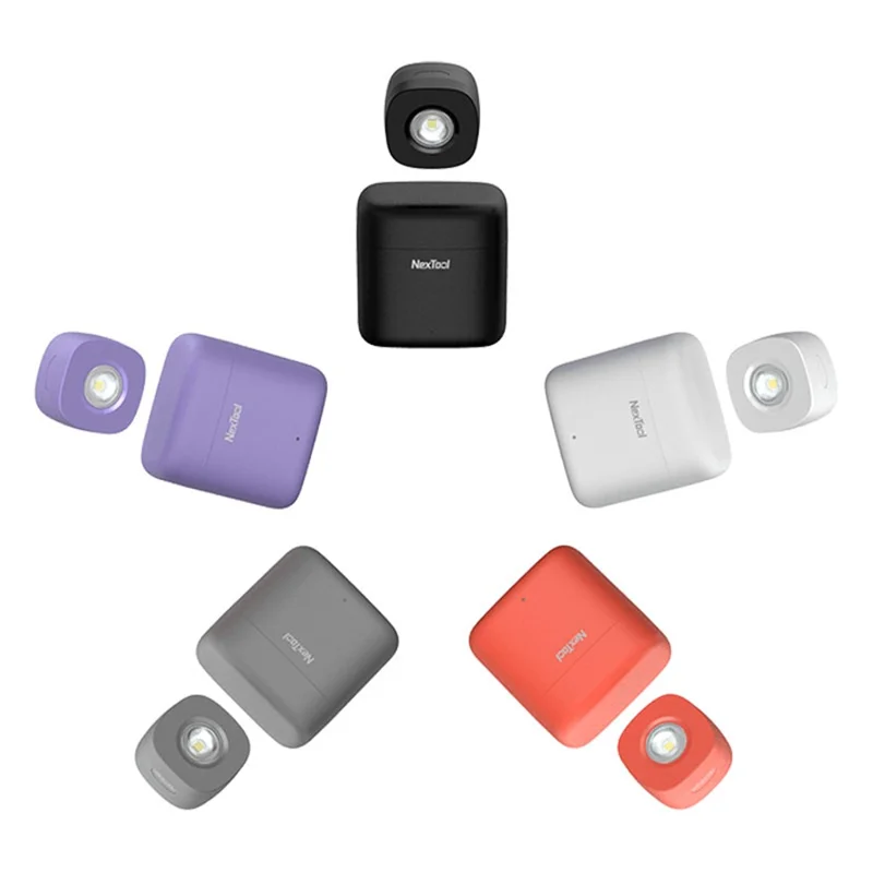 XIAOMIYOUPIN NEXTOOL Head Lamp Flashlight IPX4 Waterproof Headband Night Light with Charging Case - Orange