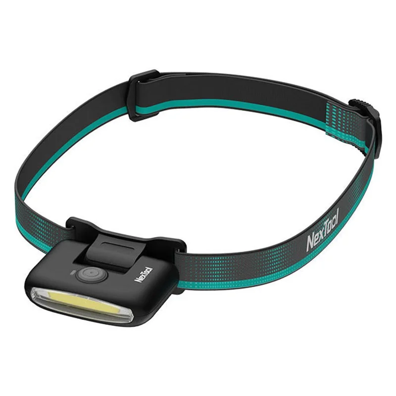 XIAOMIYOUPIN NEXTOOL Rechargeable Head Lamp COB Camping Headlamp Flashlight with 5 Light Modes 170 Lumens - Black