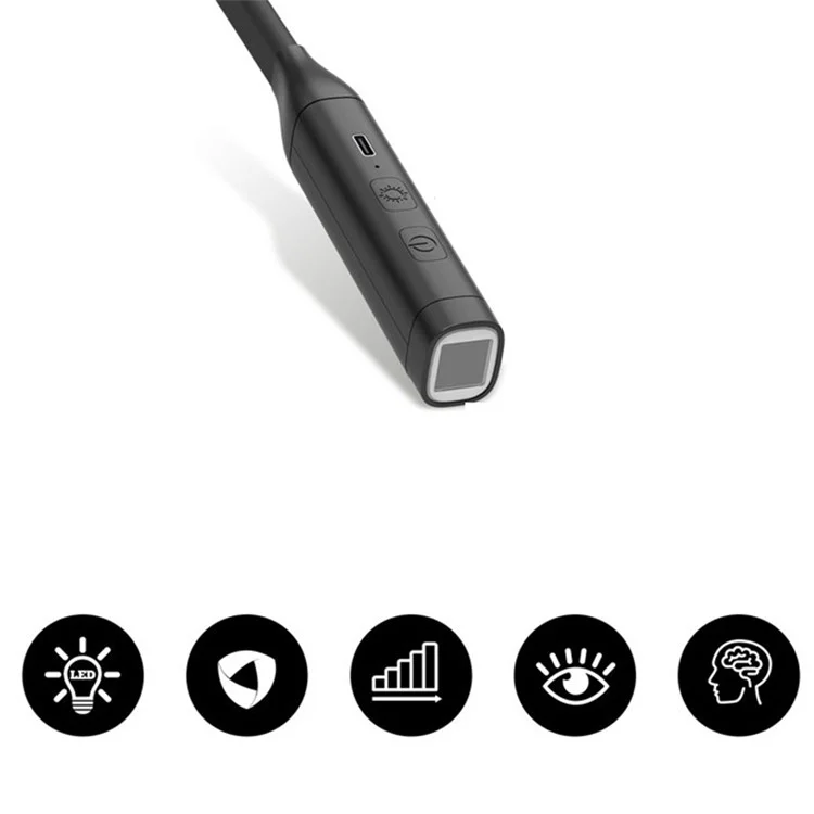YJD-5326P Neck Reading LED Light Portable Gooseneck Light 3 Color Temperature Stepless Dimmable Lamp