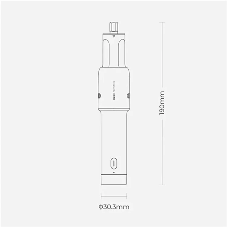 XIAOMIYOUPIN HOTO QWLDM001 Kit de herramientas eléctricas de rectificado y pulido rotativo 5 velocidades Mini taladro eléctrico amoladora