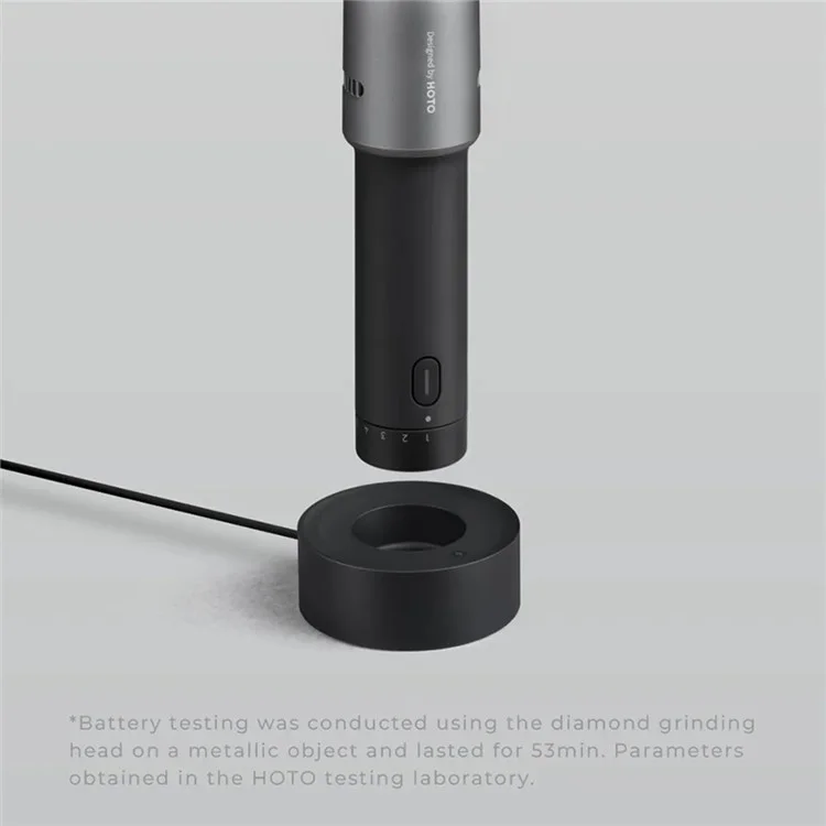 XIAOMIYOUPIN HOTO QWLDM001 Kit de herramientas eléctricas de rectificado y pulido rotativo 5 velocidades Mini taladro eléctrico amoladora