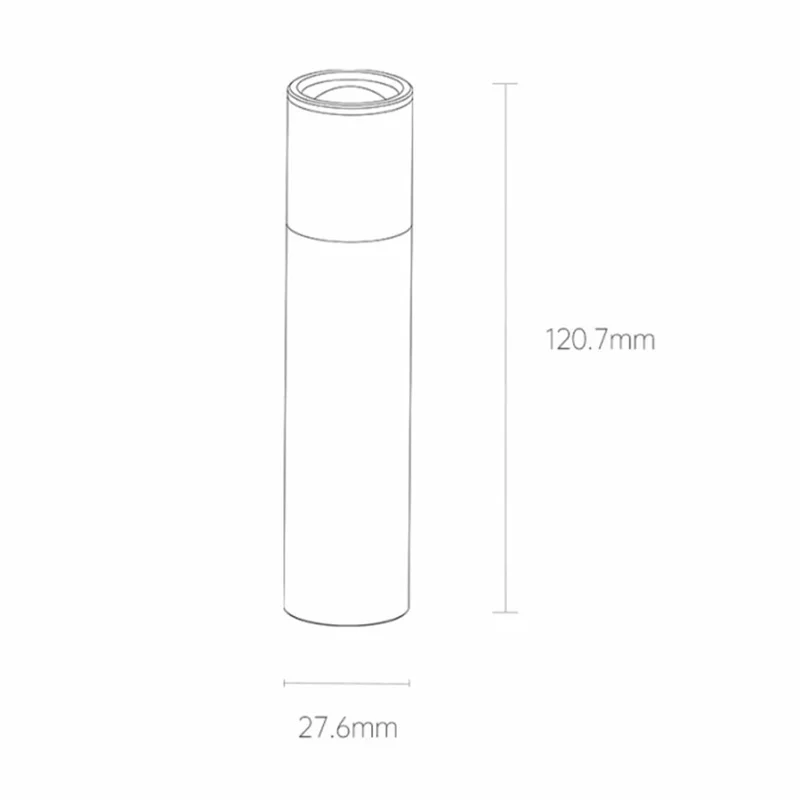 XIAOMIYOUPIN NEXTOOL NE20162 Portable Flashlight Aluminum Alloy+ABS Telescopic Focusing Camping Torch