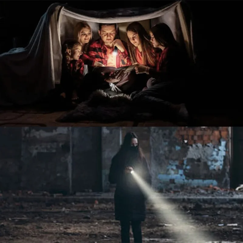 XIAOMIYOUPIN NEXTOOL NE20162 Portable Flashlight Aluminum Alloy+ABS Telescopic Focusing Camping Torch