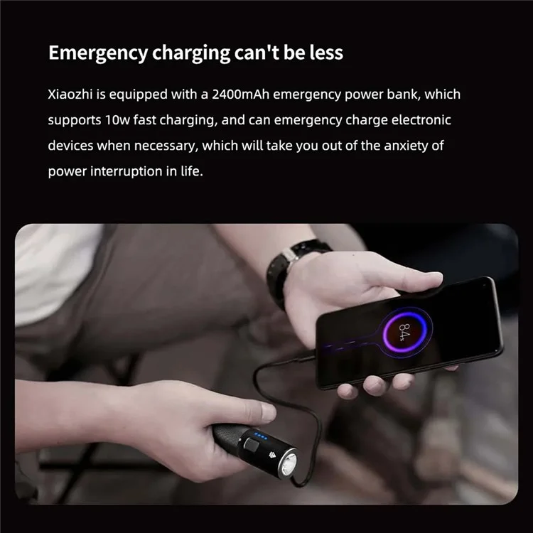 XIAOMIYOUPIN NEXTOOL NE20069 Aluminum Alloy Flashlight 1200lm Outdoor Flashlight Power Bank