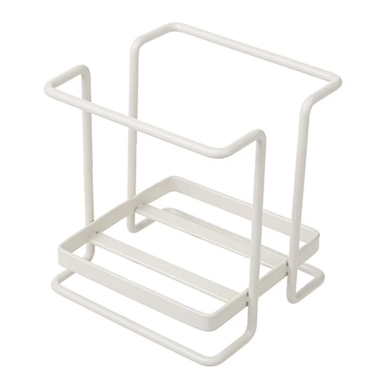 MTAM Paper Cup Holder Desktop Disposable Cups Organizer Dispenser Iron Storage Rack, Single Slot - Crema Bianca