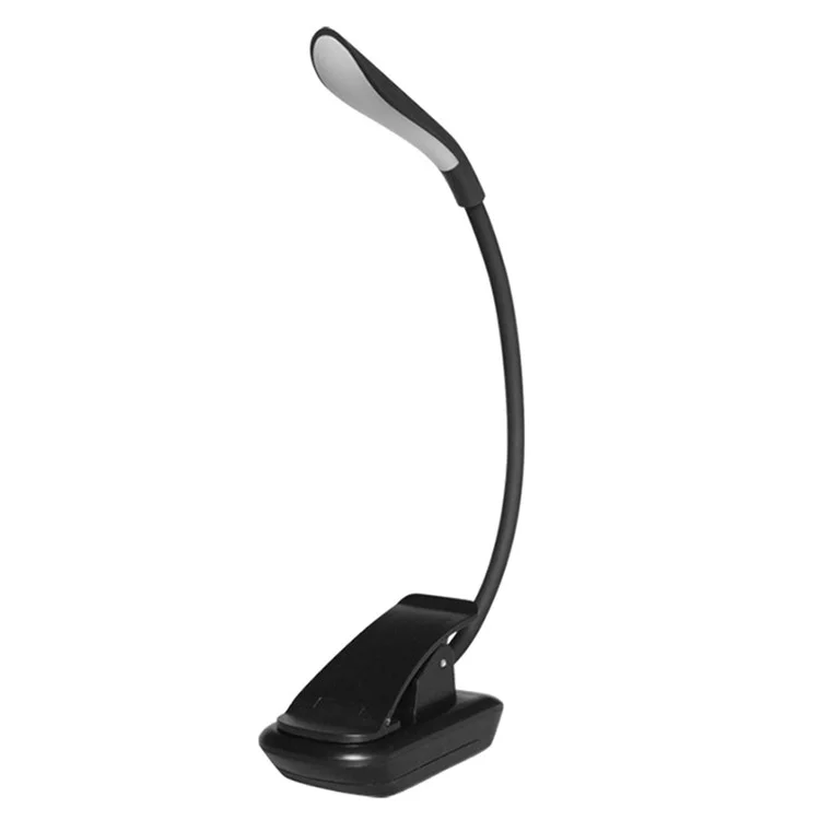 Lampe de lecture à clip alimentée par batterie ST-8032D, 3 températures de couleur, variation de luminosité sans palier