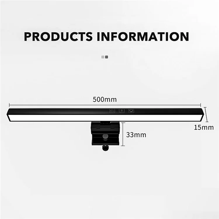TB-30SC 50cm Eye Protection PC Monitor Screen Light Bar USB Powered Hanging LED Lamp