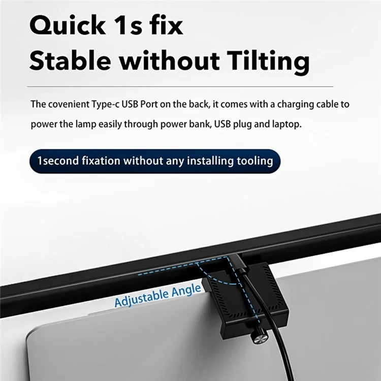 TB-30SC 50cm Eye Protection PC Monitor Screen Light Bar USB Powered Hanging LED Lamp