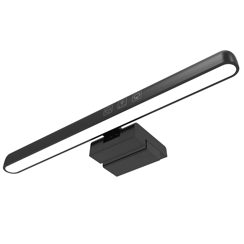 TB-30SH 18cm Computer Screen Light Eye Care Laptop USB Lamp Stepless Dimmable Hanging Light - Black