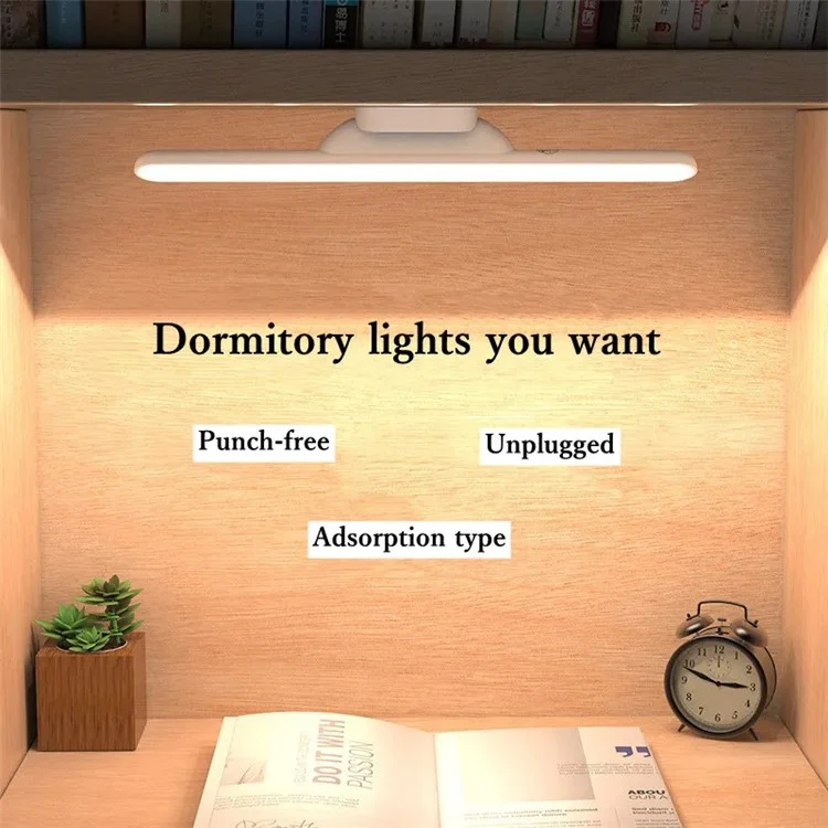 YZYP-YJD LED Eye Care Study Lamp Wiederaufladbare Schreibtischbeleuchtung Nachtlicht Dormitorymagnetleuchten