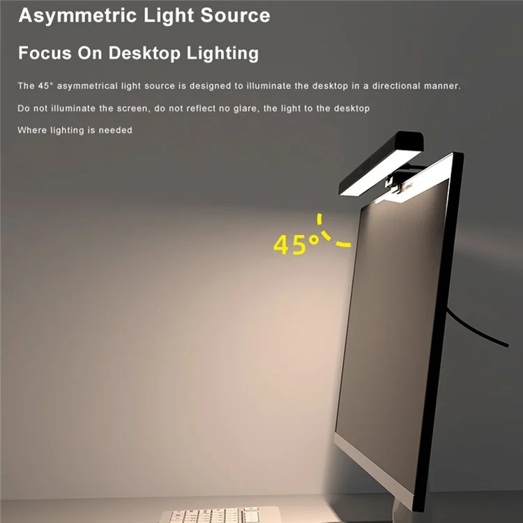 TB-301SG Computer Monitor Light Bar Three Color Temperature Screen LED Lamp (Length: 398mm)