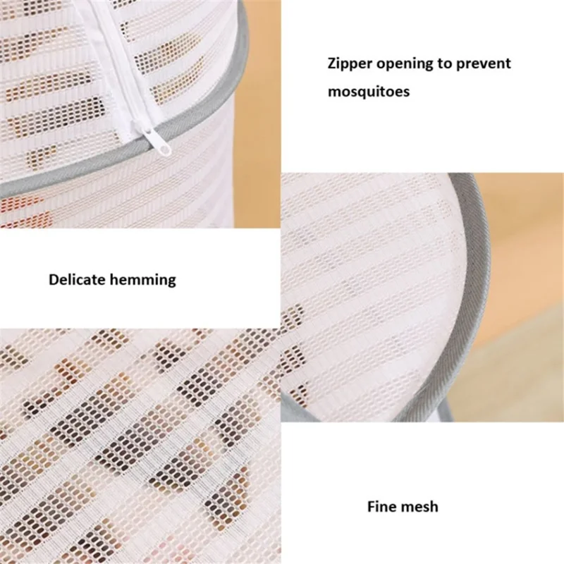 40x60CM Foldable Single-Layer Hanging Mesh Dryer Sweater Drying Rack Drying Net for Underwear, Toy, Herb